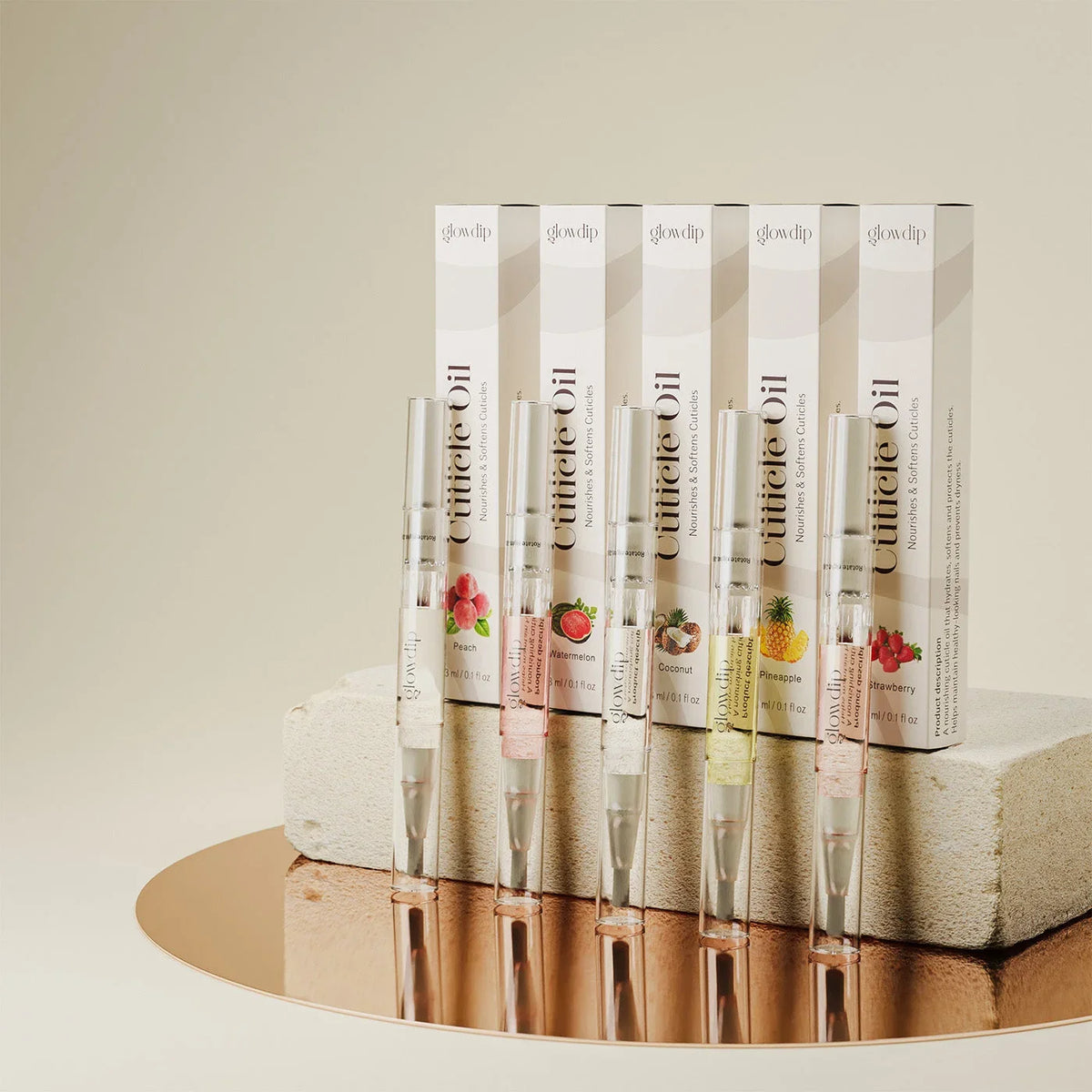Stylos Huile à Cuticules — Les 5 Parfums